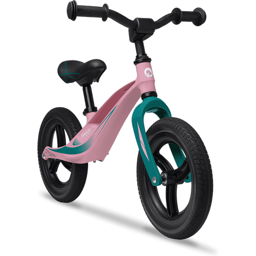 Lionelo Dečiji Bicikl bez Pedala BART TOUR PINK BUBBLE GUM 12" (od 2god/do 30kg) slika 1