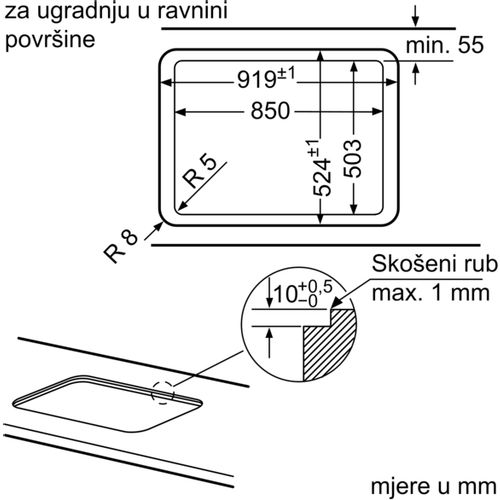 Bosch plinska ploča PPS9A6B90 slika 8