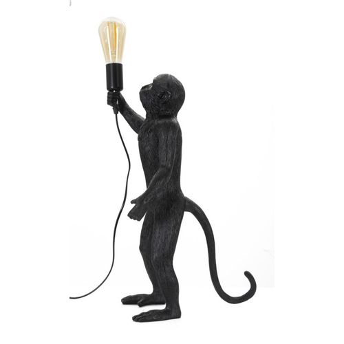 Mauro Ferretti Svjetiljka stolna MONKEY BLACK Ø 26x34x55 cm slika 2