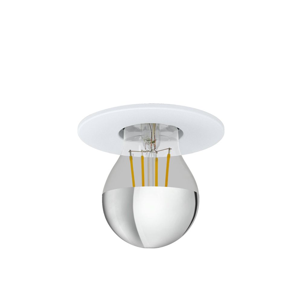 Eglo ugradbena rasvjeta saluzzo e27 1x40w bijelo v:3mm o90mm slika 1