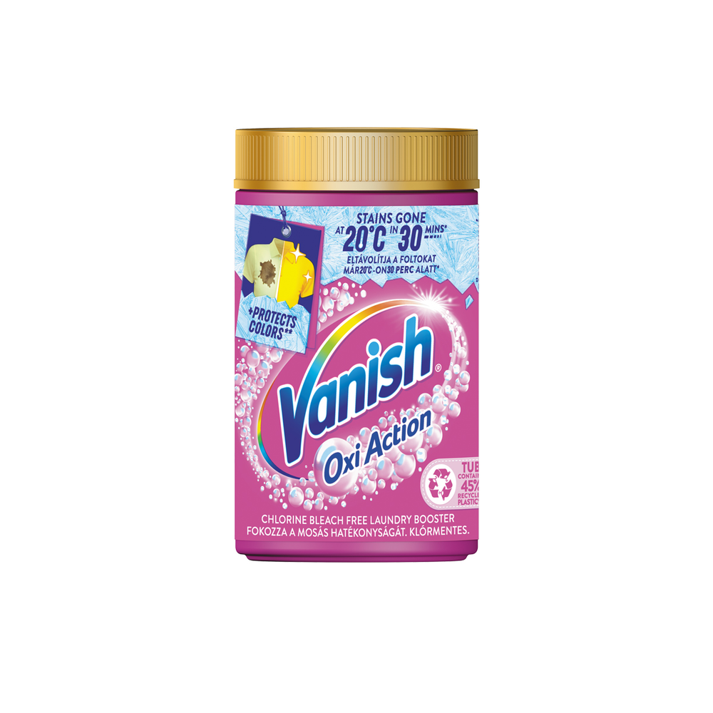 Vanish Oxi Action Sredstvo za uklanjanje fleka Aqua Puder Pink 970g slika 1