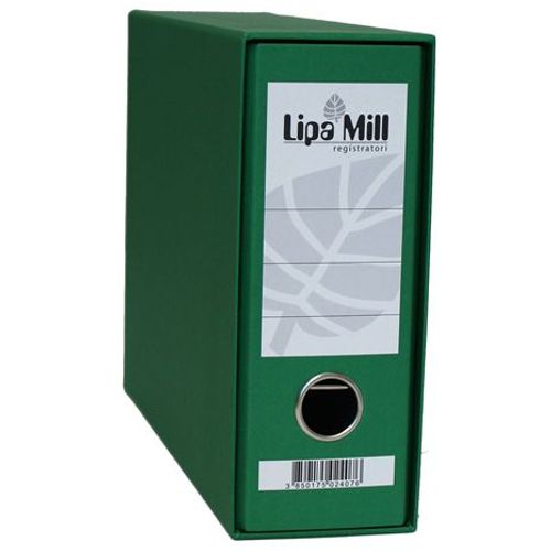 Registrator s kutijom A5, 8 cm, Lipa Mill, zeleni slika 2