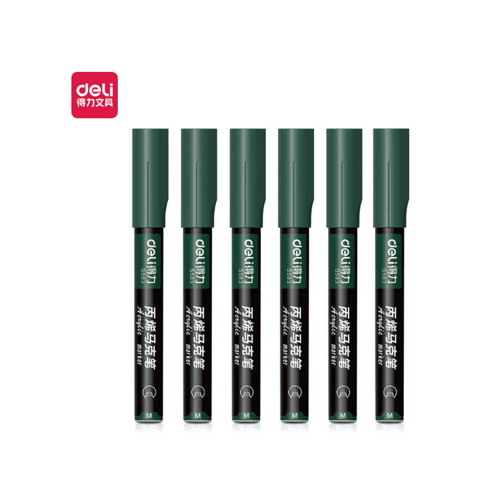 MARKER DELI AKRILNI TAMNO ZELENI G43 S584 G43 slika 1