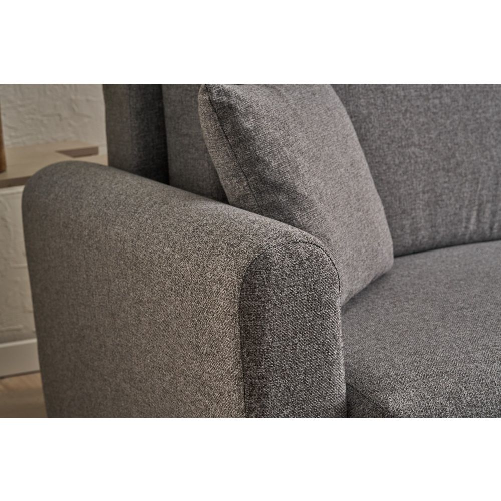 Mane Right - Sivi Ugaoni Sofa-Krevet slika 4