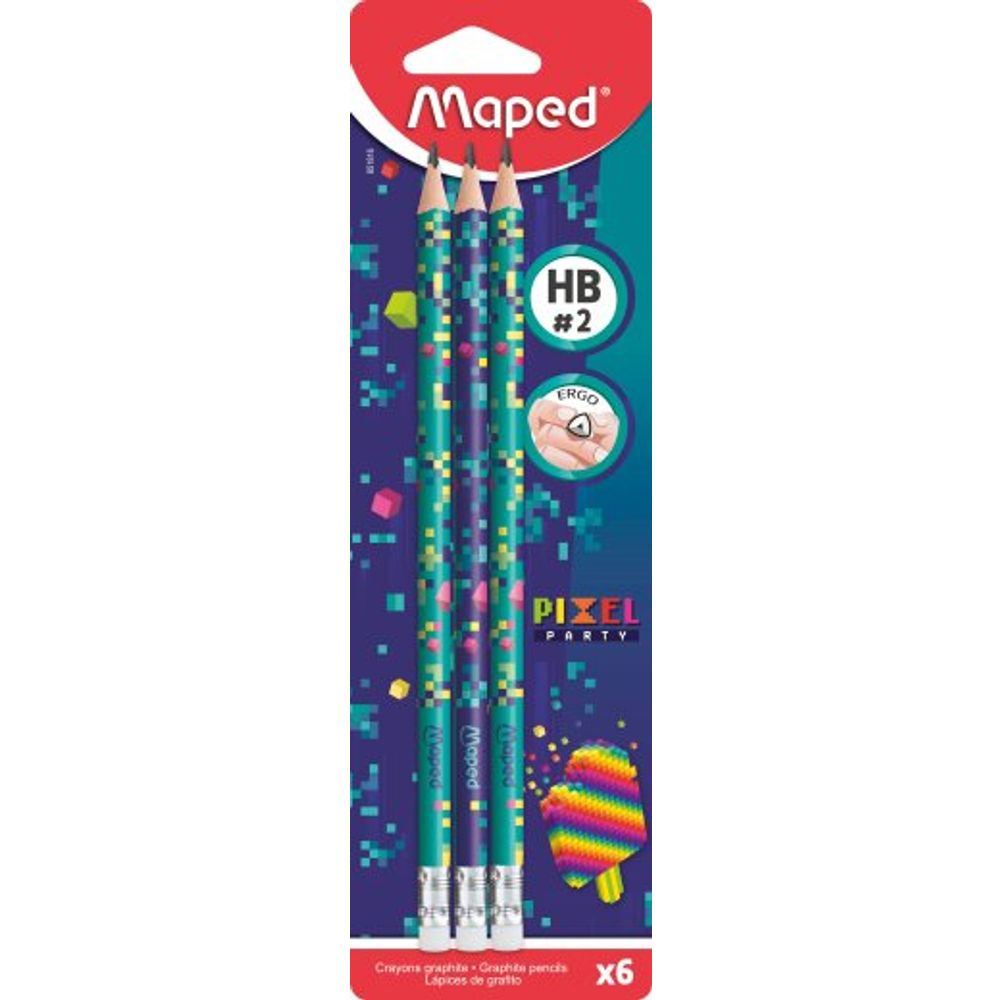 Maped Olovka grafitna 6/1 sa gumicom PIXEL slika 1