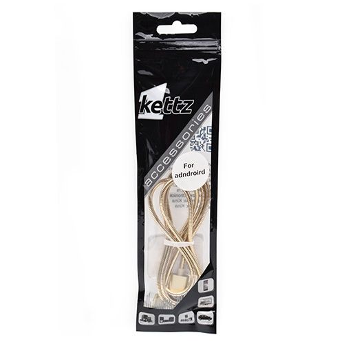 USB metalni kabl Mikro 1m MAB-K010 Gold slika 2