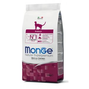 Monge Suha hrana za mačke Adult Indoor piletina 1,5kg