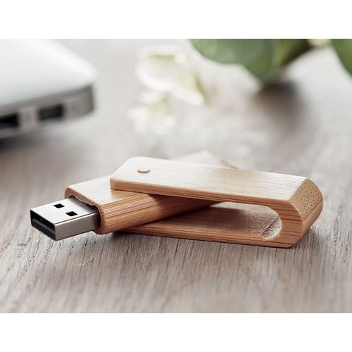 Memori stick USB 16GB Bamboo natural, kart. kutijica slika 5