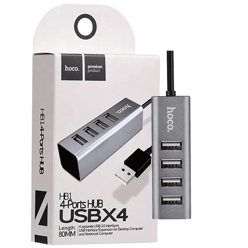 hoco. konverter HUB USB2. to 4 x USB2.0 - HB1 slika 1