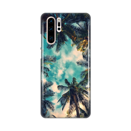 Torbica Silikonska Print Skin za Huawei P30 Pro Palm tree slika 1