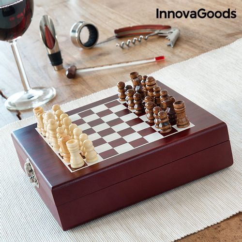 InnovaGoods set za vino i šah 2/1 15x5x17cm slika 8