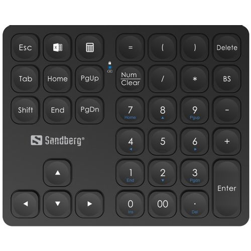 Bežična numerička tastatura Sandberg USB Pro 630-09 slika 4