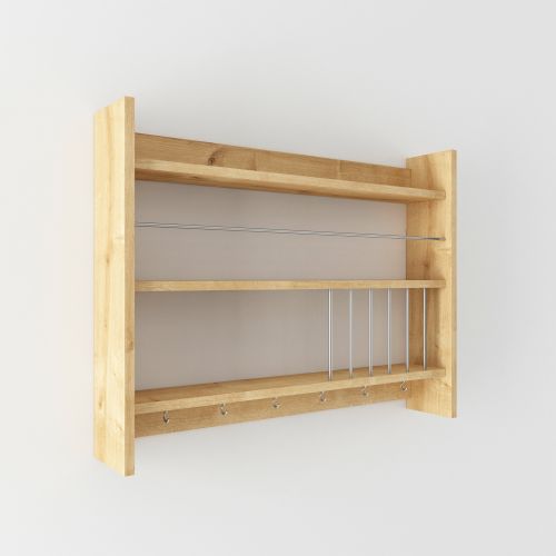 Kolin - Oak Oak Kitchen Shelf slika 3