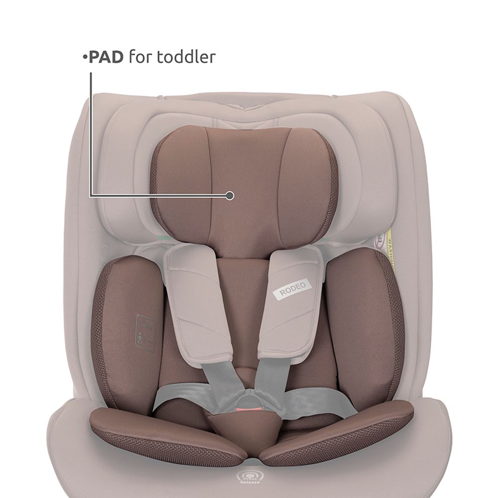 Lorelli Autosjedalica Rodeo 360° 40–150 cm Isofix, Grey slika 11