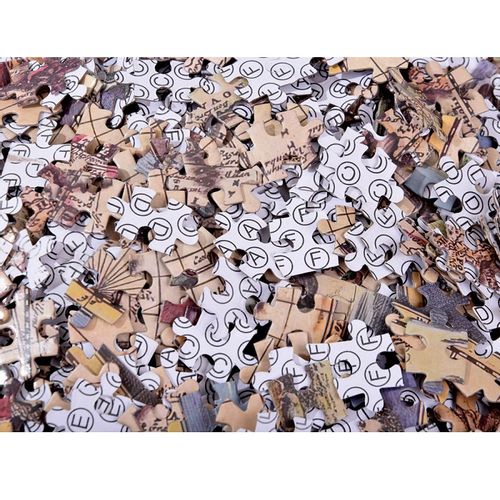 Puzzle 1000 elemenata: drevni zemljovid svijeta slika 4