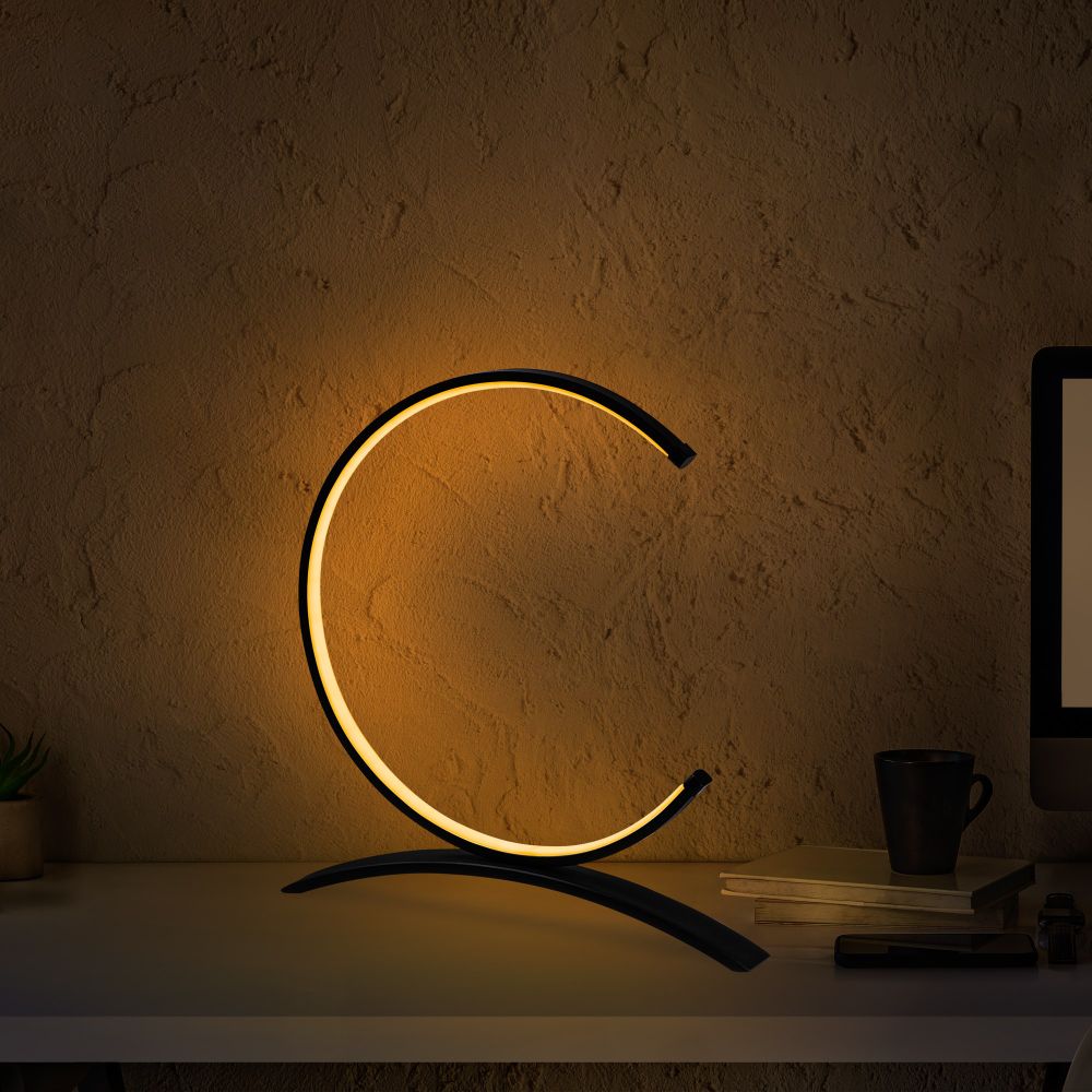 Lampa za sto Moon - 13330 Crna slika 2