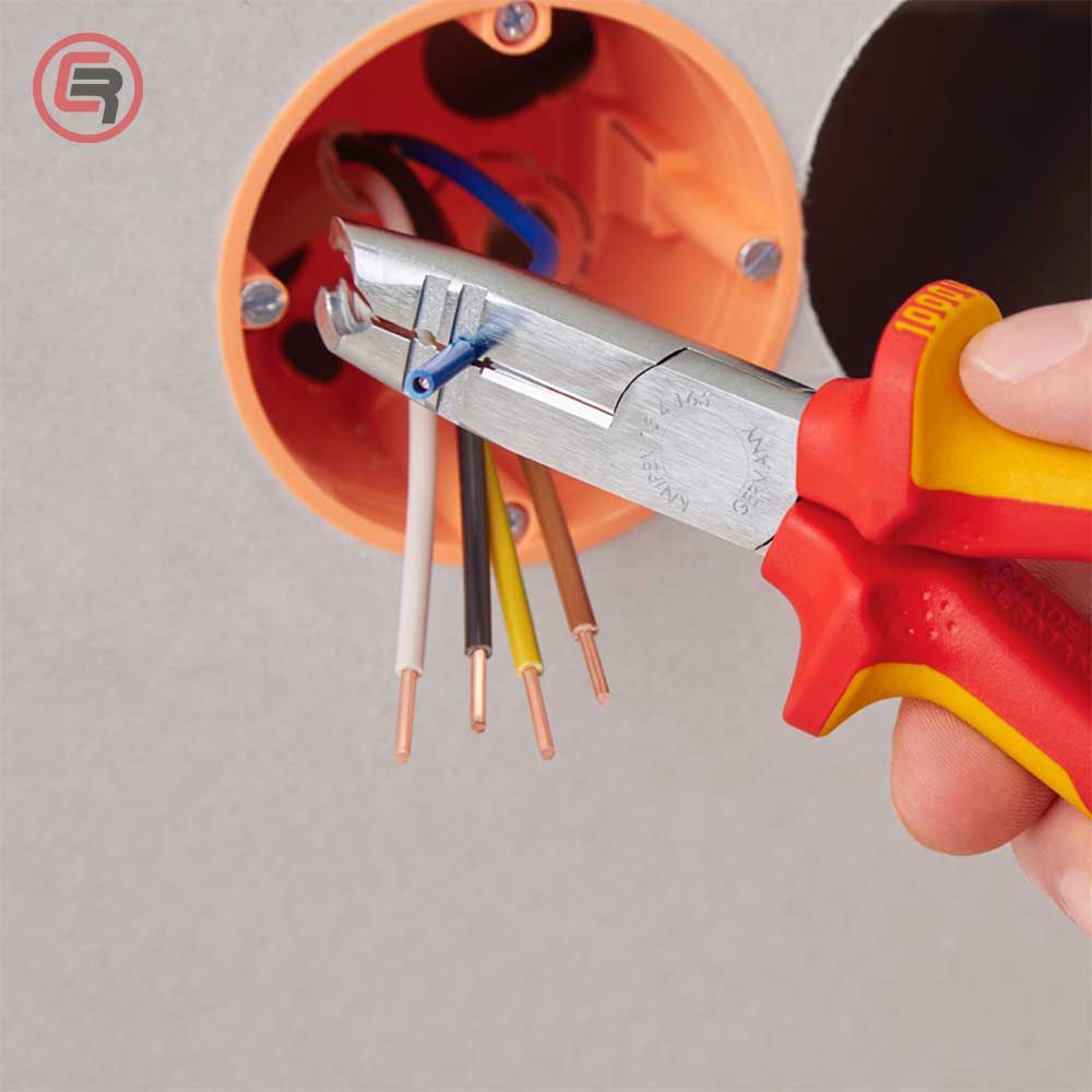 Knipex Kliješta Za Skidanje Izolacije 165 mm Sa Sječicama 1000V - 13 46 165 slika 6