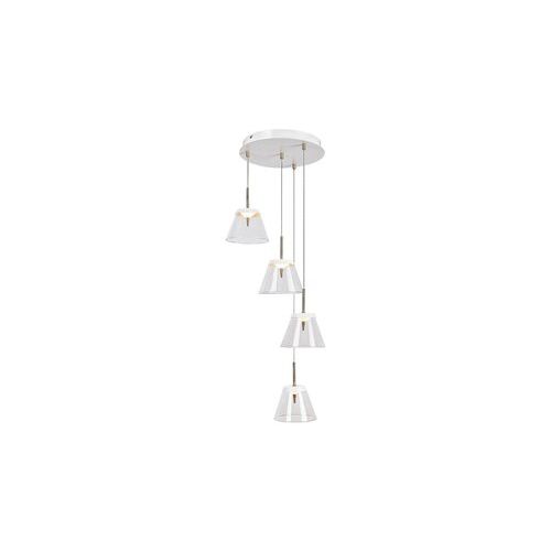 Rabalux Aviana, visilica, LED 24W, bela/bronze slika 2