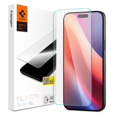 Spigen - Glas.tR Slim kaljeno staklo AGL07937 za iPhone 16 Pro - prozirno slika 1