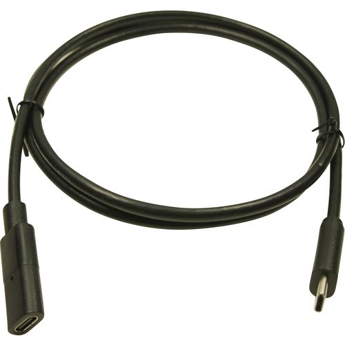 Cliff USB kabel  USB-C® utičnica, USB-C® utikač 1.00 m crna  FCR72003 slika 1