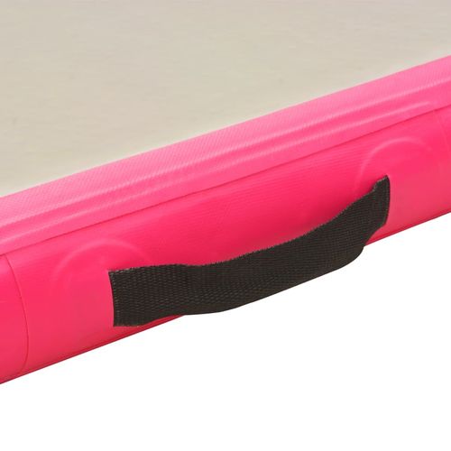 Strunjača na napuhavanje s crpkom 800 x 100 x 10 cm PVC roza slika 35