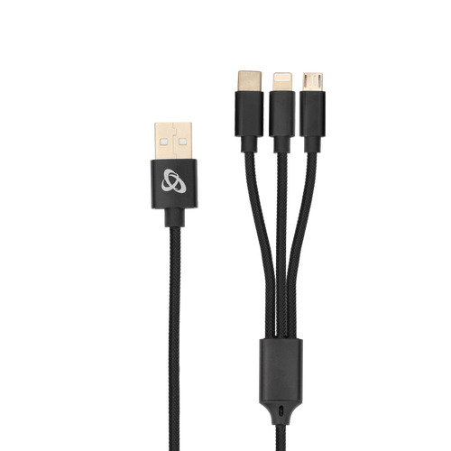 Kabel SBOX USB 2.0 -> 8-pin/Type-C/micro USB kabel za punjenje 2.4A 1M slika 6