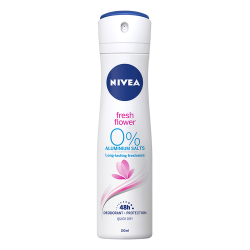 NIVEA Fresh Flower 0% Aluminium dezodorans u spreju 150ml slika 1