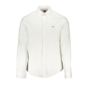 TOMMY HILFIGER MEN'S WHITE LONG SLEEVE SHIRT