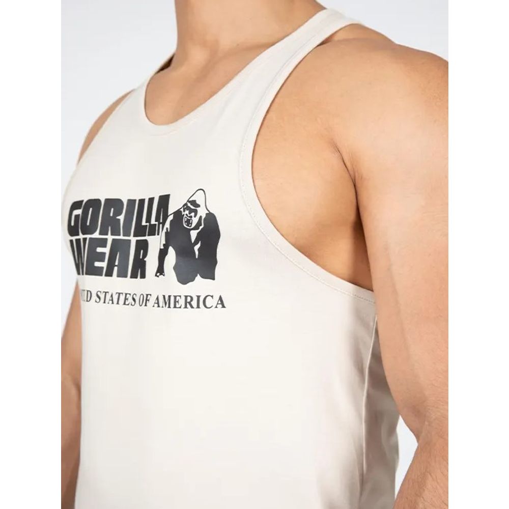 Gorilla Wear CLASSIC Majica bez rukava, Bež slika 2