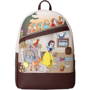 Loungefly Mini Ruksak Disney Snjeguljica i Sedam Patuljaka Multi Scena