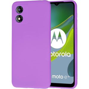 Techsuit SoftFlex silikonska maska za Motorola Moto E13 – Ljubičasta