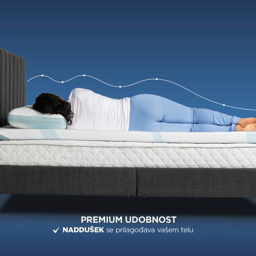 Naddušek sa efektom hlađenja Vitapur MemoSilver Premium Fresh 5+2 – 7 cm white 90x200 cm slika 11