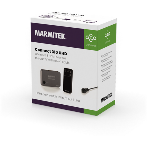 MARMITEK, HDMI automatski prekidač, 3 in / 1 out | 3D | UHD slika 4