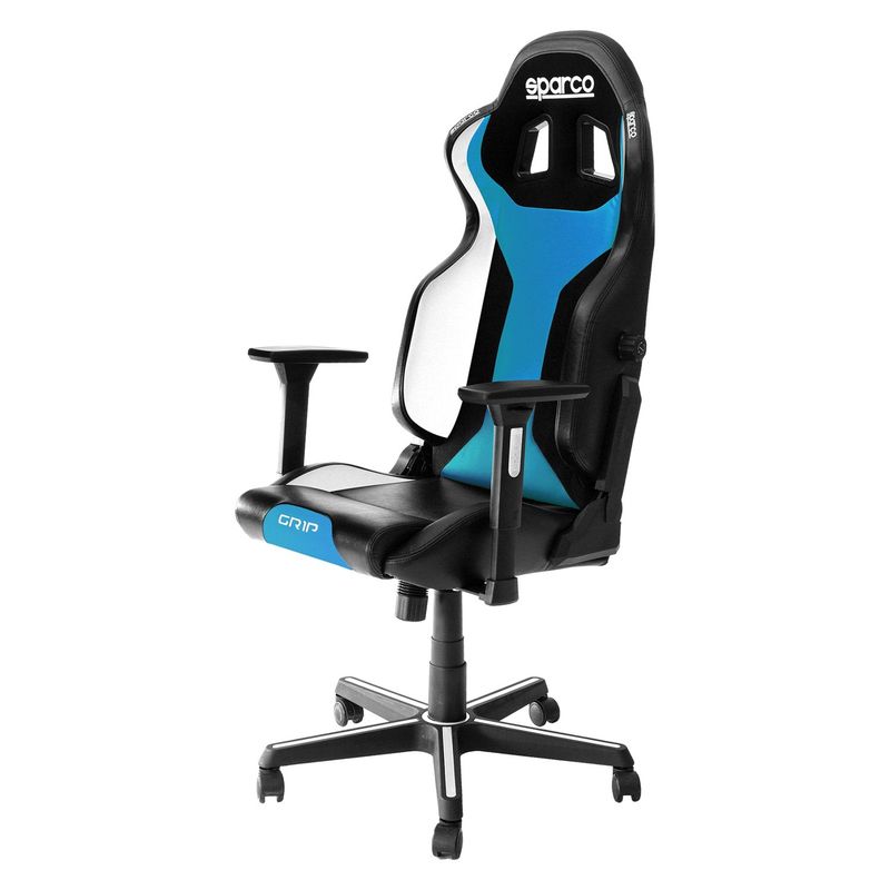 Sparco Sparco Grip Gaming Stolica, Crno/Nebesko Plava image