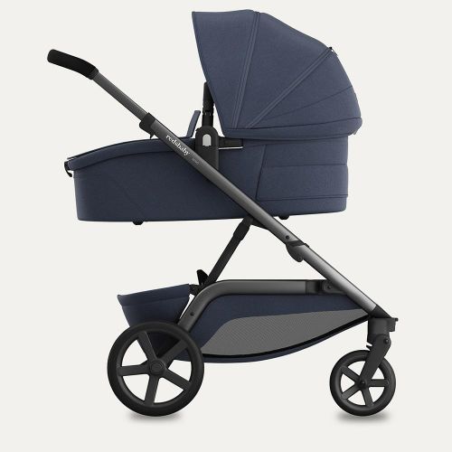 REDSBABY NUVO Single dječja kolica 2u1 Gun Metal, Blue Slate slika 11