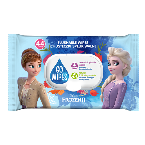 Gowipes vlažne maramice za bebe 2u1 Disney Frozen 44 komada slika 1