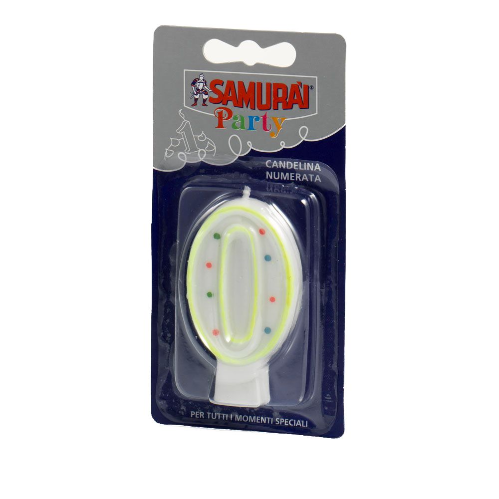 Samurai rođendanska svijeća  br. 0 slika 1