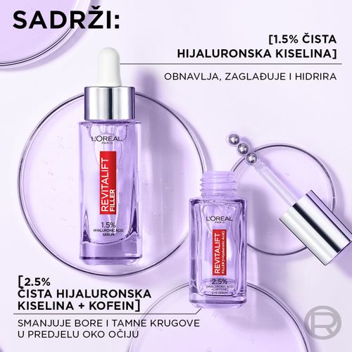 L'Oreal Paris Revitalift Filler serum za područje oko očiju 20ml slika 8