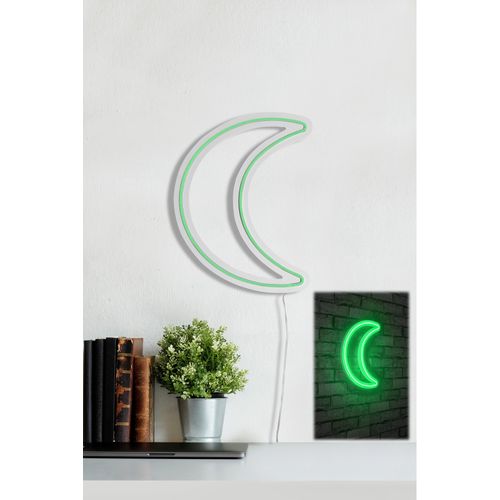Wallity Ukrasna plastična LED rasvjeta, Crescent - Green slika 2