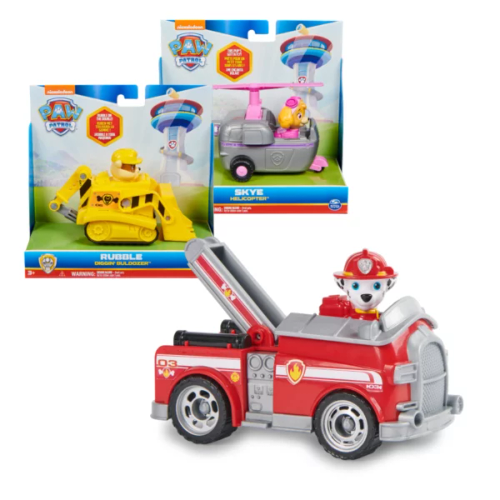 Paw Patrol - vozilo s fiksnom figurom, sort slika 5