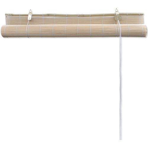 Rolo zavjesa od bambusa prirodna boja 80 x 160 cm slika 15
