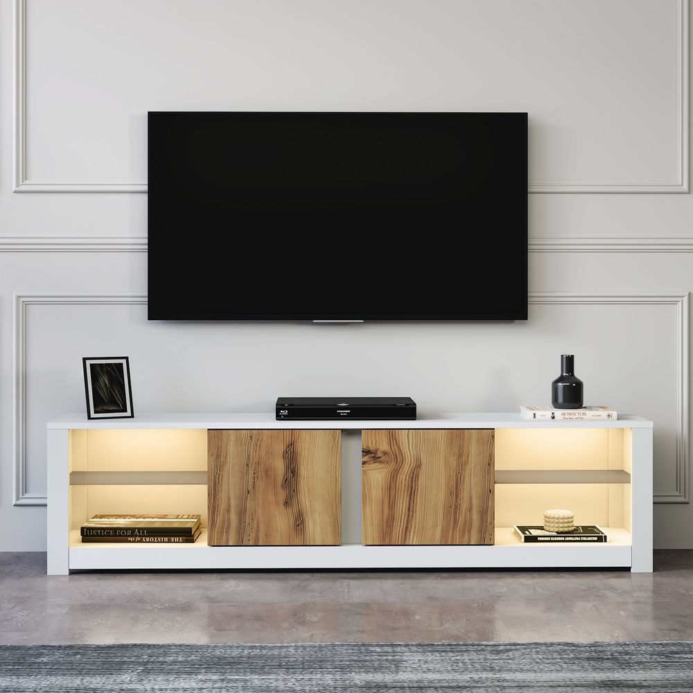 Aydos - Bijeli TV Stalak od Hrasta slika 2