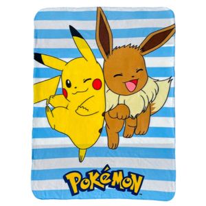 Pokemon Pikachu &#38; Eevee polar blanket