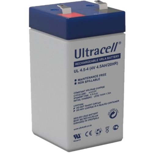 4V/4,5-Ultracell Žele akumulator Ultracell  4,5 Ah slika 1