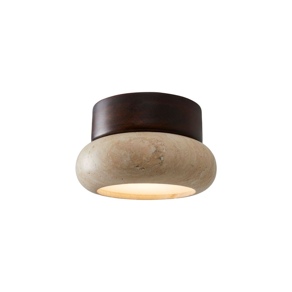 Zidna Lampa Worm-S, boje: Orah, Bež slika 5