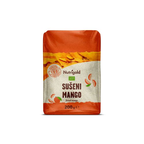 Nutrigold Sušeni mango - Organski 200g  slika 1