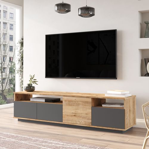 Hanah Home FR5 - AA Atlantic Pine
Antracit TV Stalak slika 2