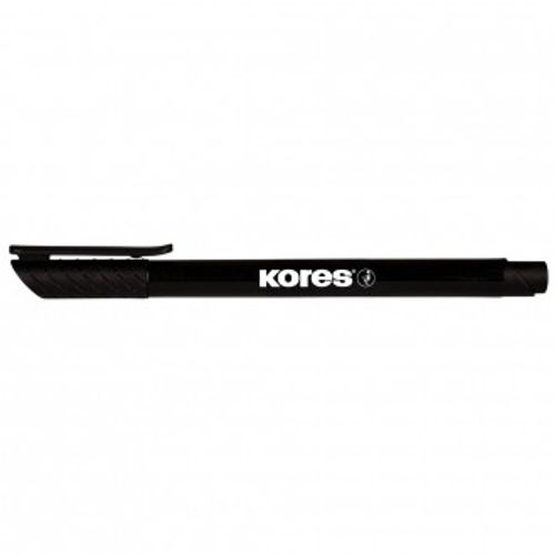 Flomaster Kores, permanent  marker OHP, KOR22100, 1 mm, crni slika 1