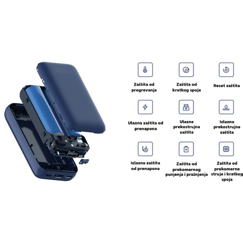 Xiaomi 33W Power Bank 10000mAh Pocket Edition Pro (Midnight Blue) slika 4