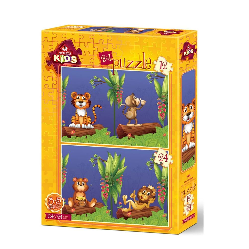 Art Puzzle 2u1 Šumski prijatelji 4488 12 + 24 pcs slika 1